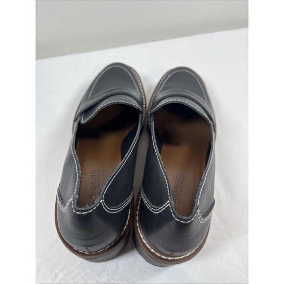 Blondo Dulce Womens 8.5M Waterproof Loafers Black Leather Chunky Platform Y2K - Picture 9 of 16